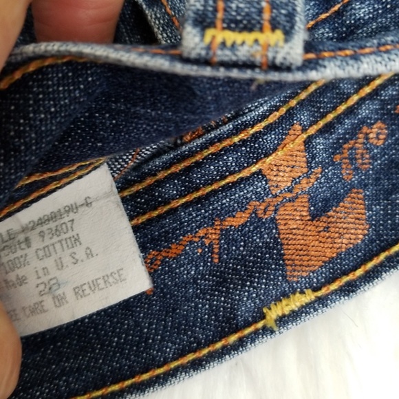 7 for all Mankind Denim Skirt  - Size 28 - Picture 5 of 8